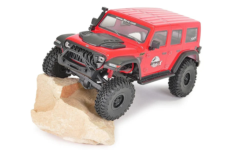 FTX OutBack Mini X Fury 1/18 Trail Crawler Brushed 4WD RTR (Grey / Red)