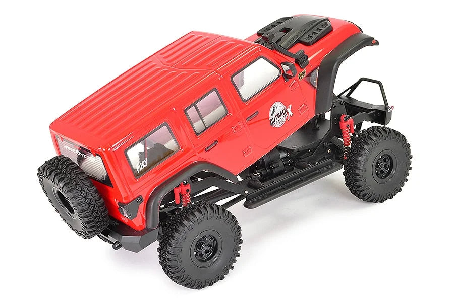 FTX OutBack Mini X Fury 1/18 Trail Crawler Brushed 4WD RTR (Grey / Red)