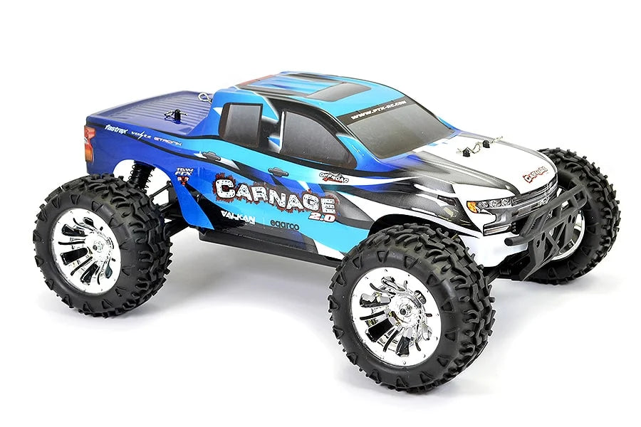 FTX Carnage 2.0 1/10 4WD Brushed Truck RTR (Blue / Red)