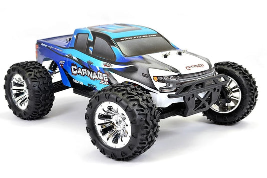 FTX Carnage 2.0 1/10 4WD Brushed Truck RTR (Blue / Red)