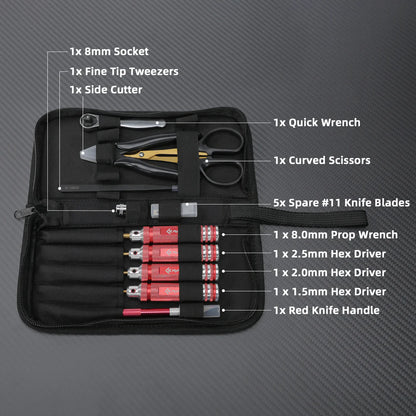FlyFishRC FPV Drone Tool Kit - 9pcs