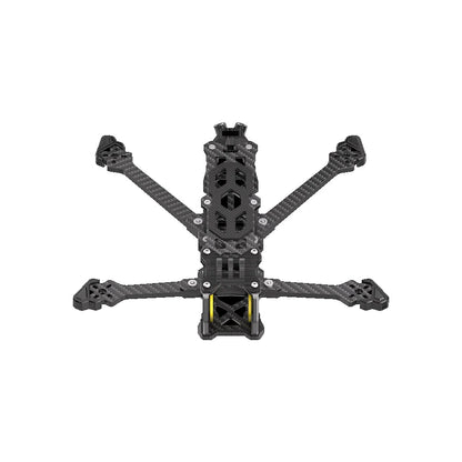 Black drone frame on a white background