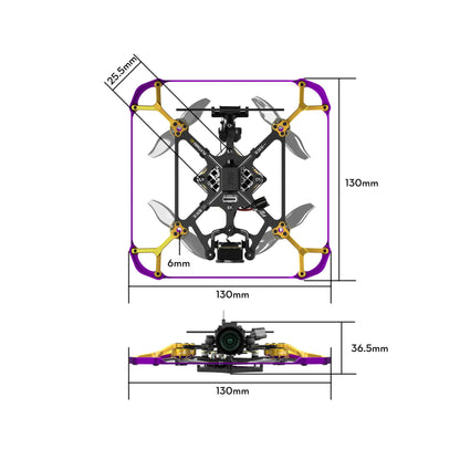 Flytimes 85 2S Drone kit for DJI O3 Lite / O4 (PNP) (No VTX and Camera)