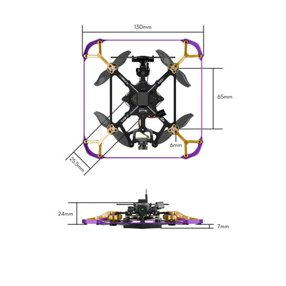 Flytimes 85 Analog 2S Micro Drone ELRS 2.4GHz