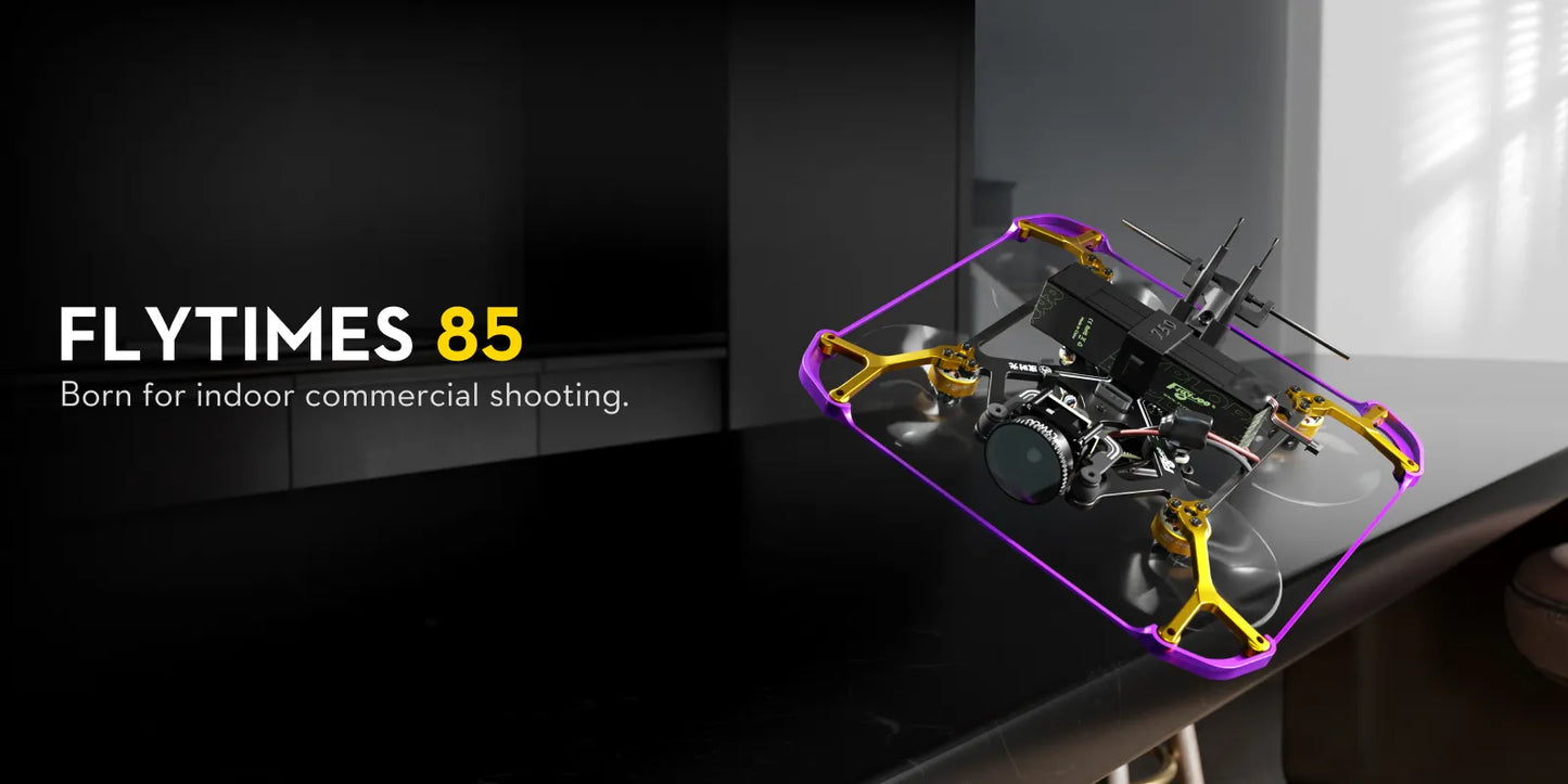 Flytimes 85 HD Walksnail 2S Micro Drone ELRS 2.4GHz