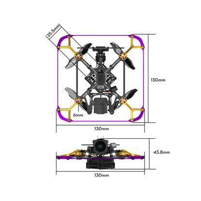 Flywoo Flytimes 85 HD O4 PRO 2S BNF Micro FPV Drone