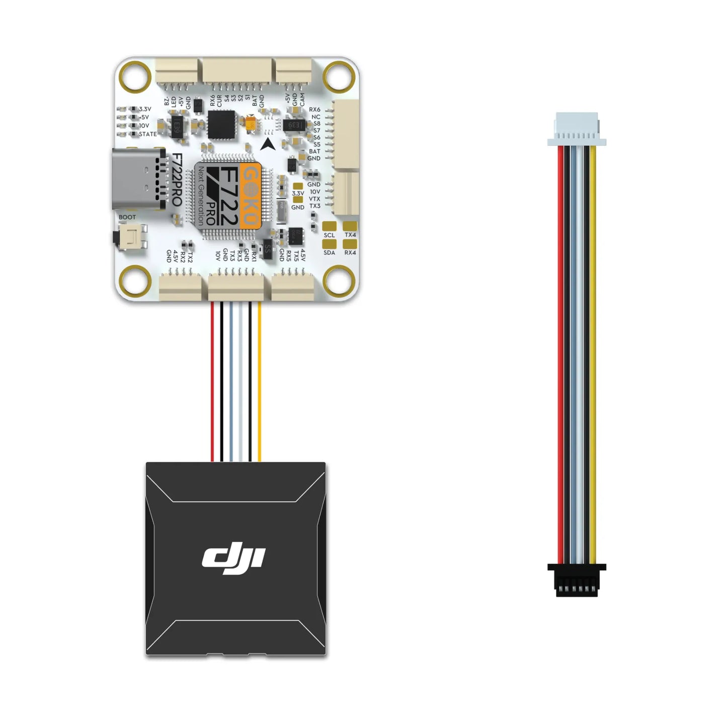 2pc Flywoo JST-SH 1.0mm 6-Pin to 6-Pin O3 Connection Cable