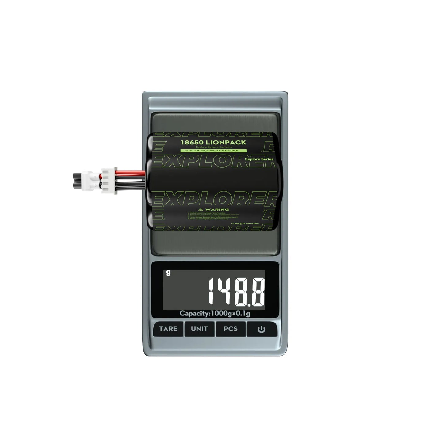 Flywoo Explorer Molicell P30B 18650 3S1P 3000mAh Li-Ionpack Battery