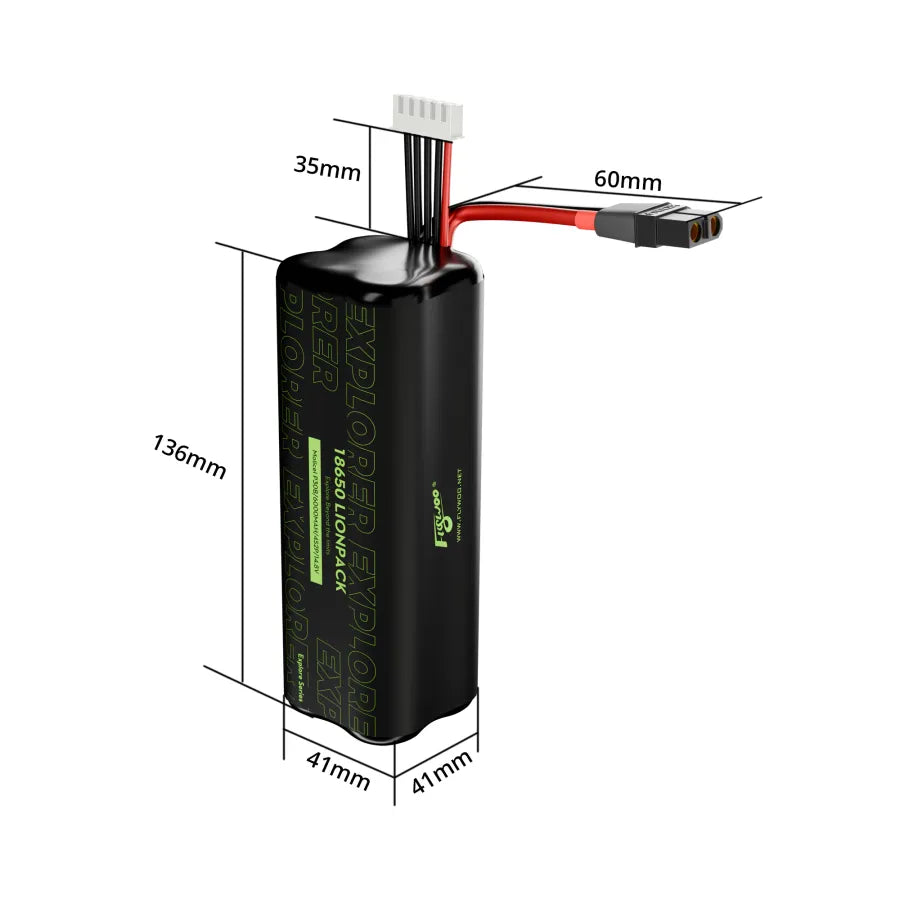 Flywoo Explorer 4S2P 6000mAh Lionpack Battery