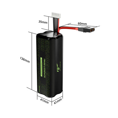Flywoo Explorer 4S2P 6000mAh Lionpack Battery