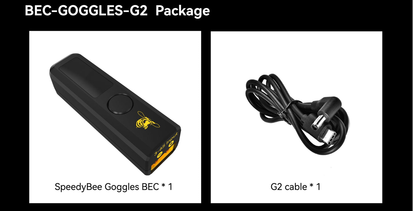 SpeedyBee Goggles BEC (DJI Goggles XT60 Power Solution)