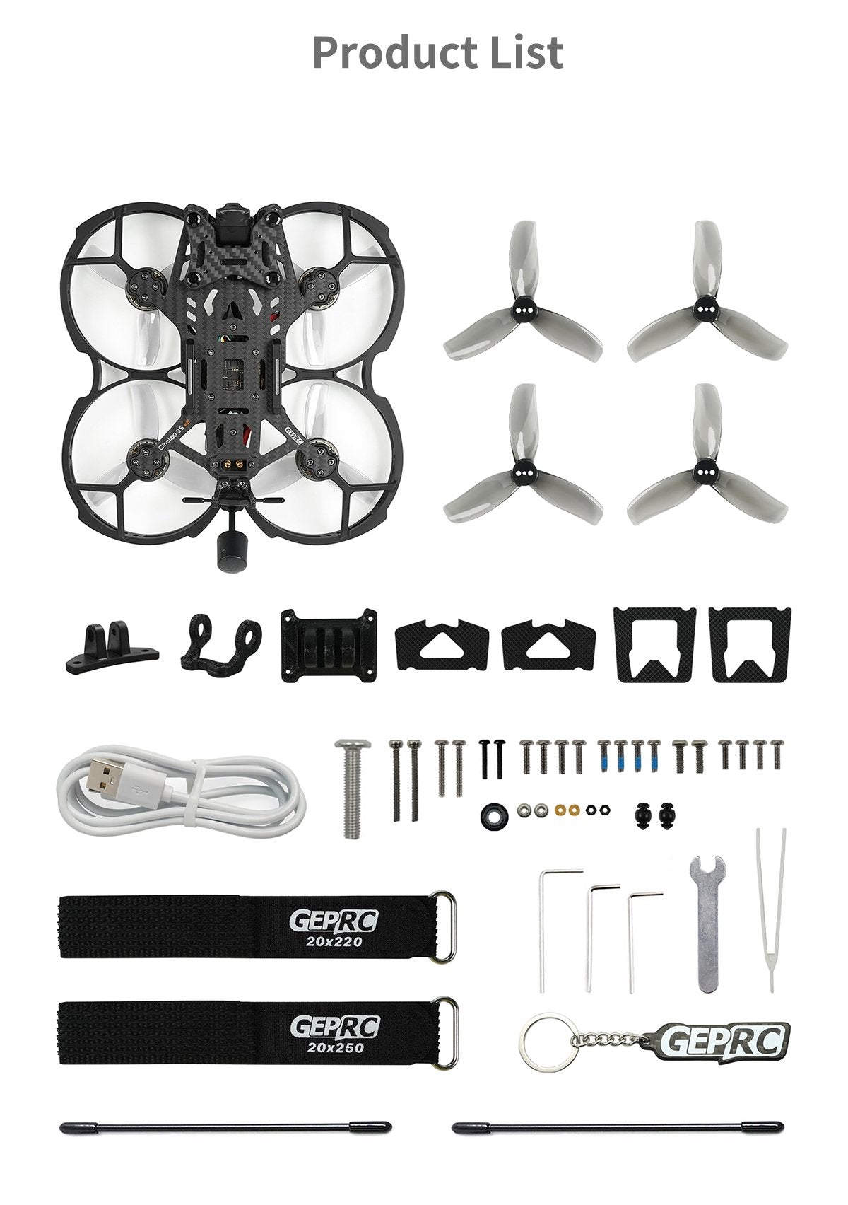 GEPRC CineLog35 V2 Analog FPV Drone (TBS and GPS)