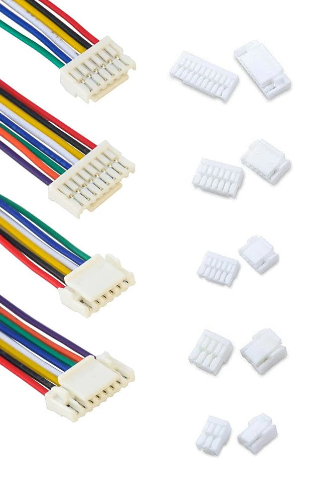 JST GH 1.25mm Custom Cable Master Kit - Pre-Crimped Silicone Wires (2-10 Pin)