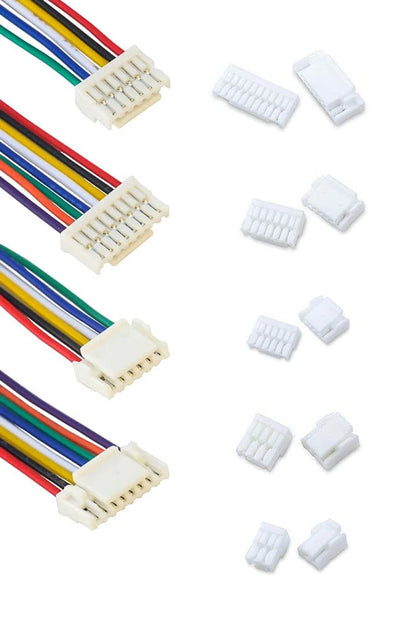 JST GH 1.25mm Custom Cable Master Kit - Pre-Crimped Silicone Wires (2-10 Pin)
