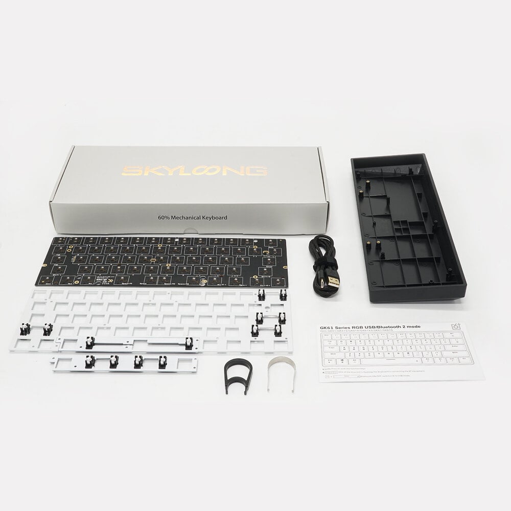 SkyLoong GK61XS CNC 60% Hot Swap DIY Mechanical Keyboard - Bluetooth