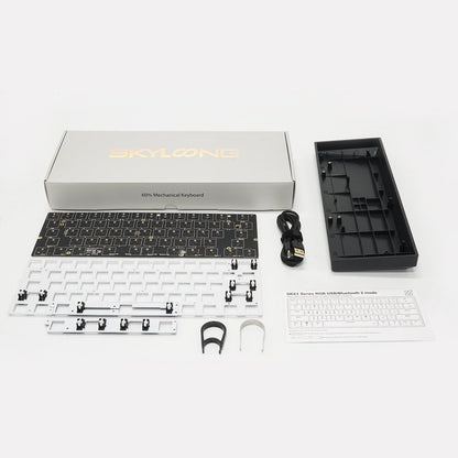 SkyLoong GK61XS CNC 60% Hot Swap DIY Mechanical Keyboard - Bluetooth