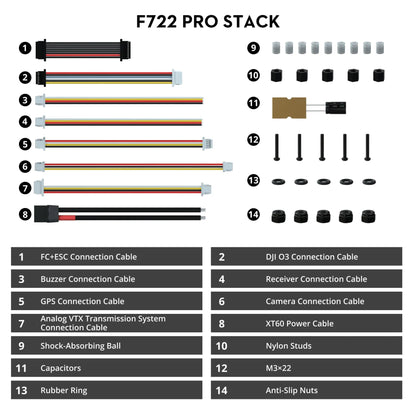 Flywoo GOKU F722 Pro V2 55A AM32 32-Bit Stack