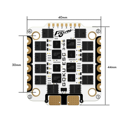 Flywoo GOKU G55M 32-Bit 55A 6S ESC 30x30 AM32