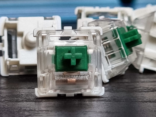 Gateron KS-9 Clicky RGB 3pin Switch - Green (10pc per bag)