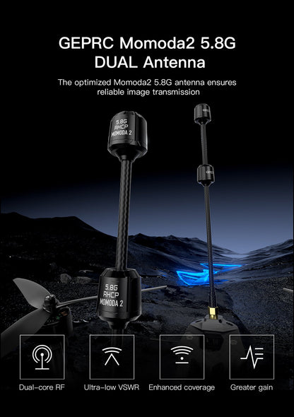 GepRC Momoda2 5.8G RHCP Dual Antenna
