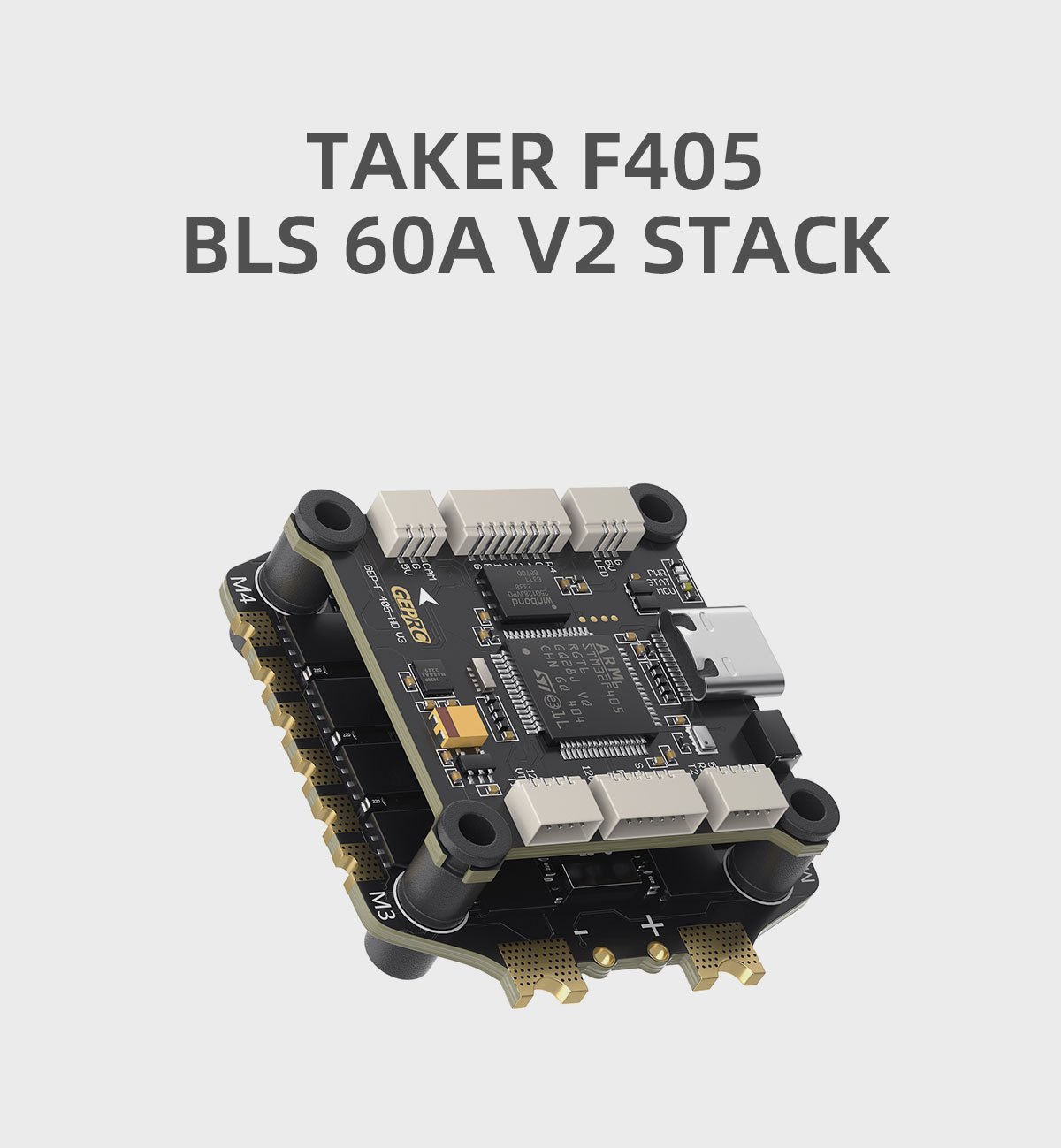 GepRC Taker F405 BLS 60A V2 Stack