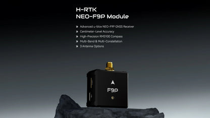H-RTK NEO-F9P w/ Vertical Array Patch Antenna