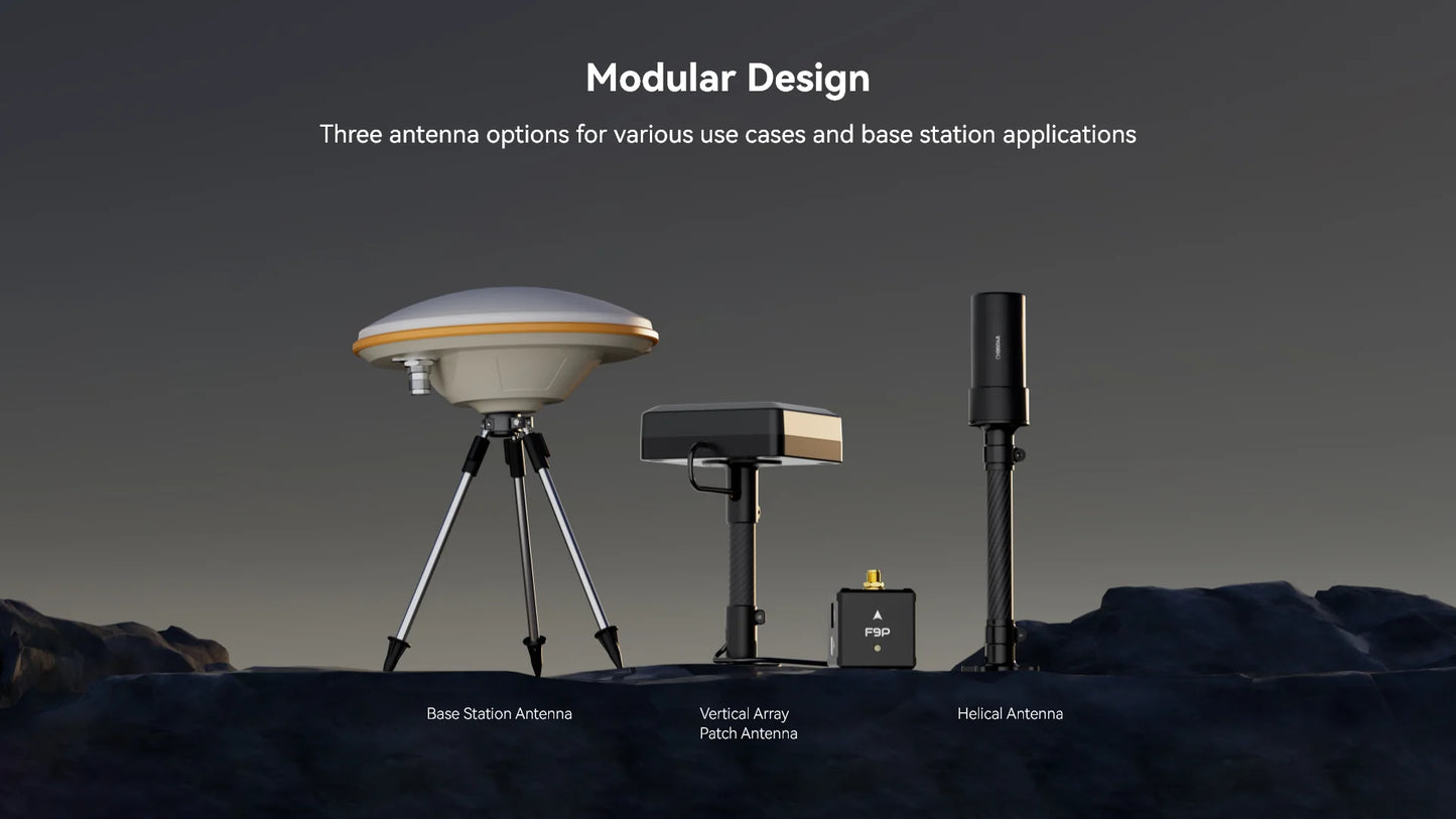 H-RTK NEO-F9P w/ Vertical Array Patch Antenna