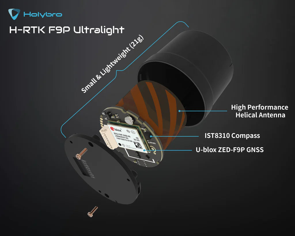HolyBro H-RTK F9P Ultralight GNSS Module