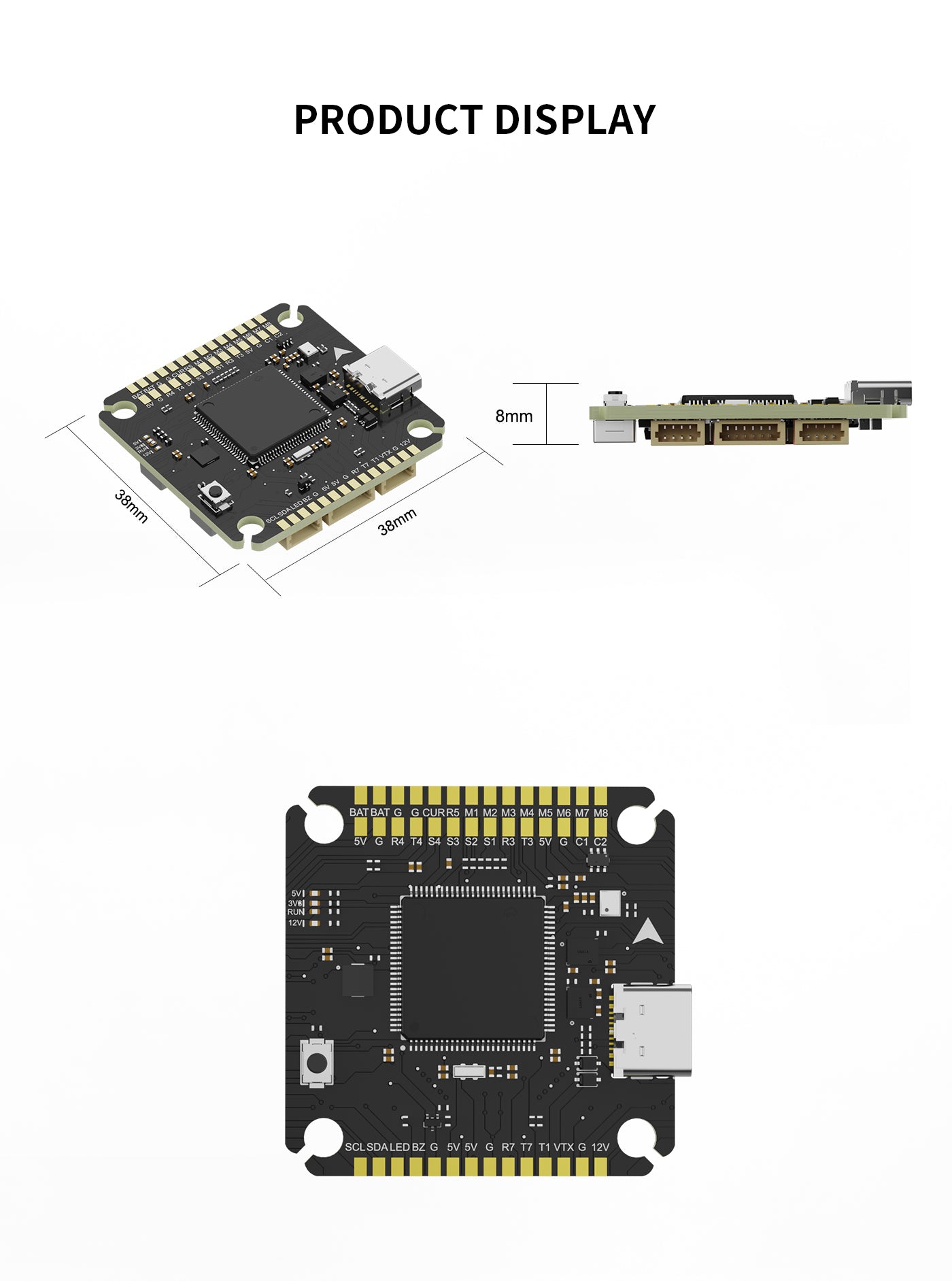 Axisflying H743 Pro Flugcontroller Dual Gyro