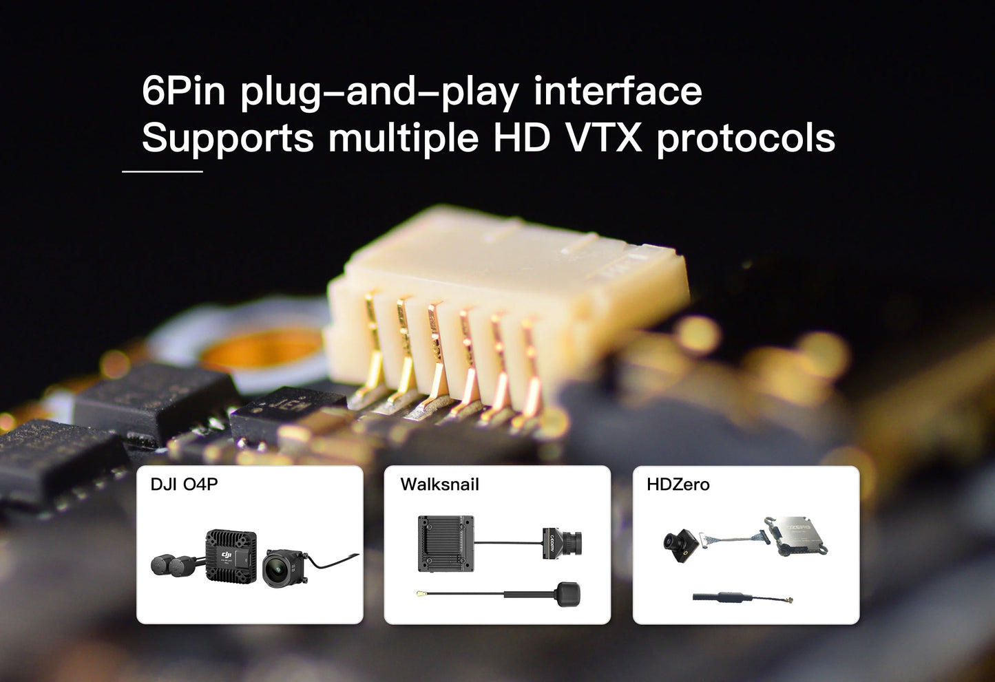 Hummingbird 255 AIO Flight Controller AT32F435 AM32 50A 3-6S