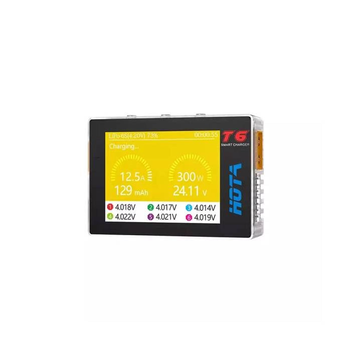 HOTA T6 DC 300W PD 90W 15A 1-6S LiPo Battery Charger