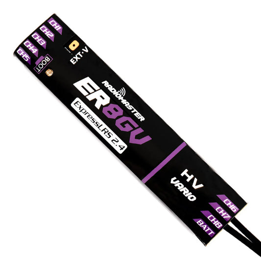 ER8GV 2.4GHz ELRS PWM Receiver