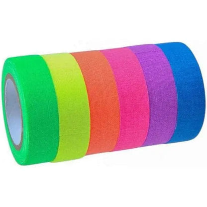 6-Pack Colorful UV Fabric Tape for FPV Drones