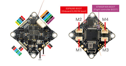 Happymodel CrazyF405HD ELRS AIO 12A Flight Controller