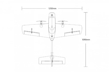 Hee Wing T2 Cruza Ranger FPV Plane (PNP)