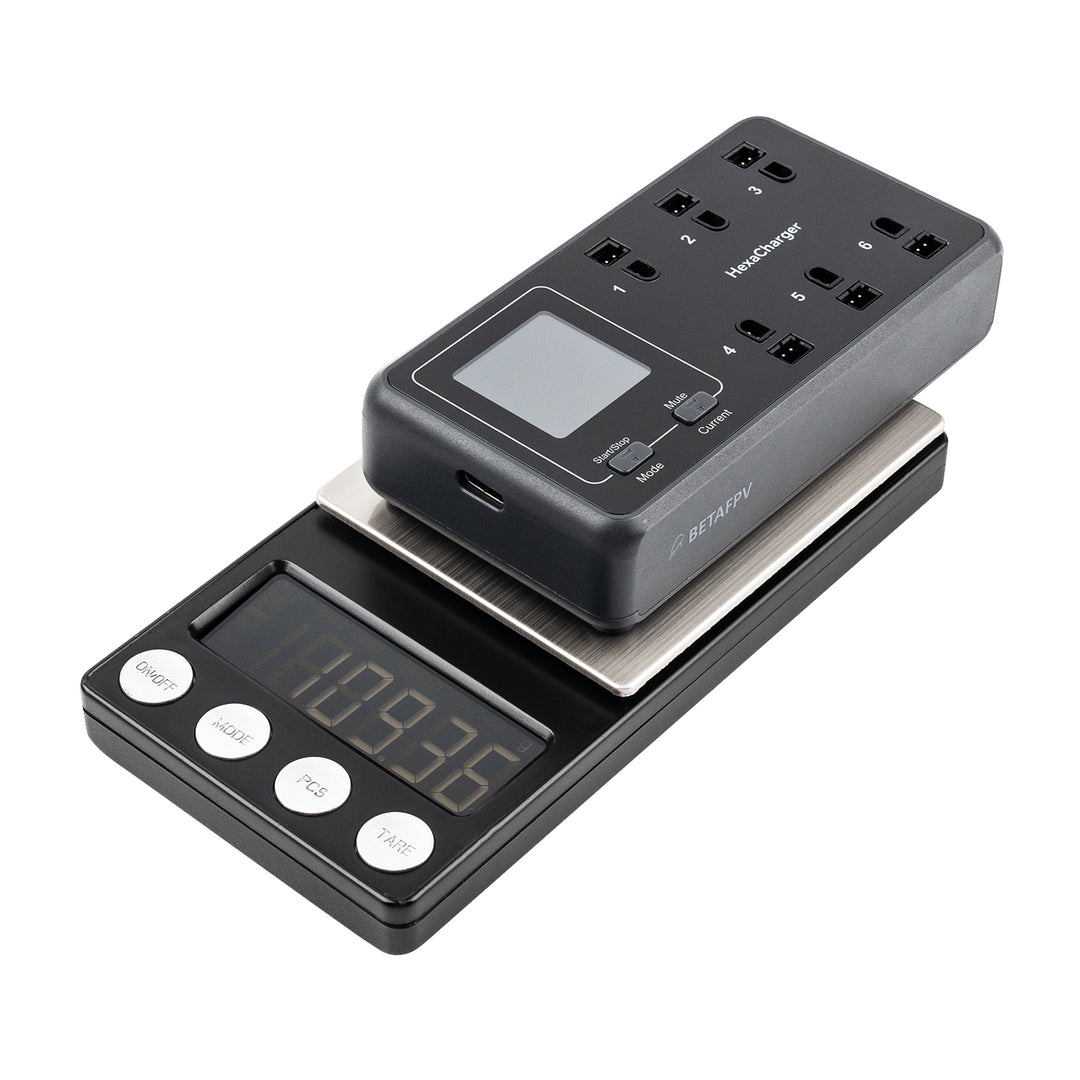 BETAFPV HexaCharger: 6-Port 1S LiPo Charger (BT2.0/PH2.0)