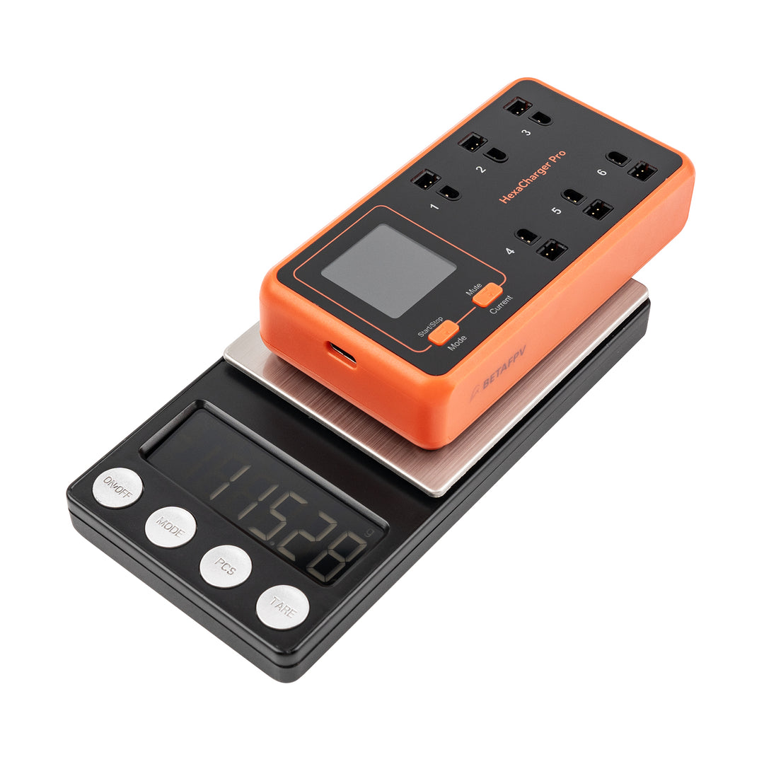 BETAFPV HexaCharger: 6-Port 1S LiPo Charger (BT2.0/PH2.0)