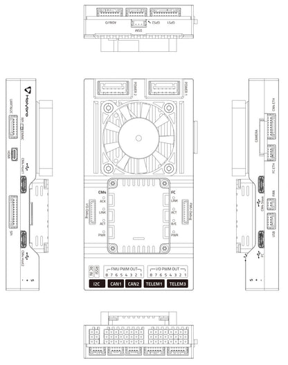 Pixhawk RPi CM4 Baseboard + PM03D [SL4]