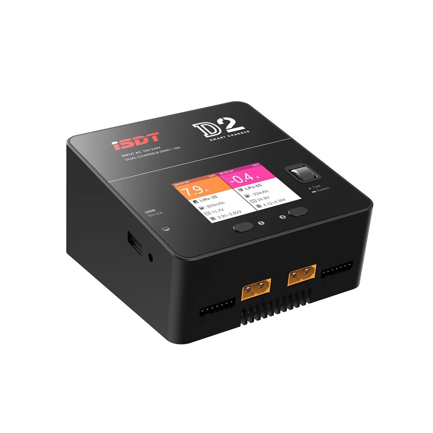 ISDT D2 Mark 2 Dual Channel 200W LiPo Battery Charger