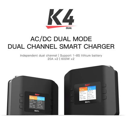 ISDT K4 600W Dual AC/DC Charger