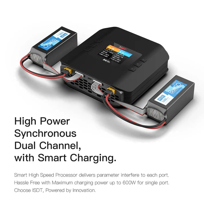 ISDT K4 600W Dual AC/DC Charger