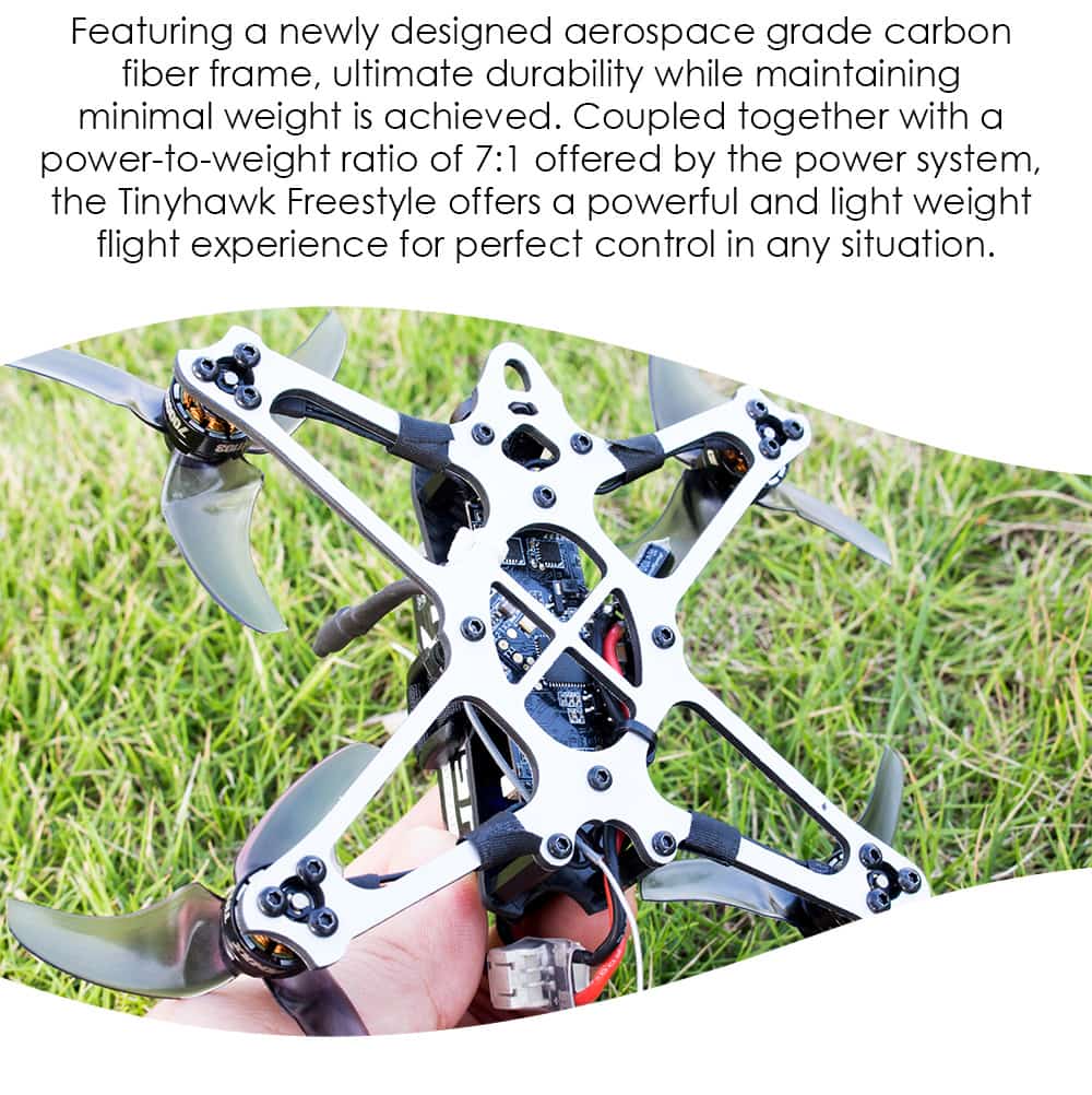 EMAX TinyHawk Freestyle (ToothHawk) 2S Micro Brushless FPV Drone (BNF)