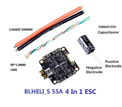 JHE BLheli_S 32 55A 4IN1 ESC (2-6S)