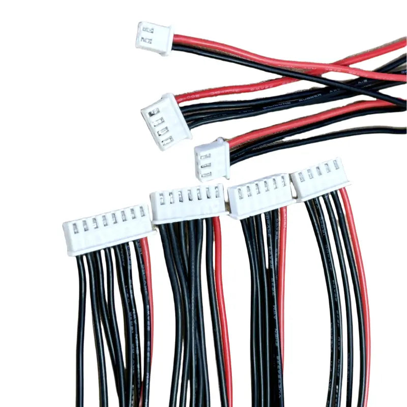JST-XH Balance Lead Connectors with Wire (1S-8S)