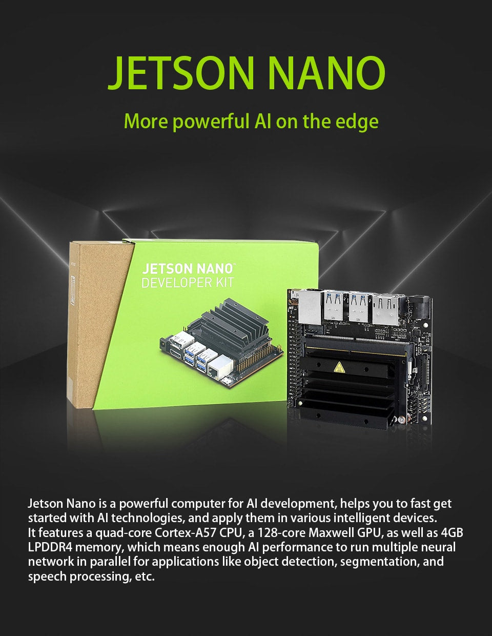 Jetbot AI Robot Kit for Nvidia Jetson