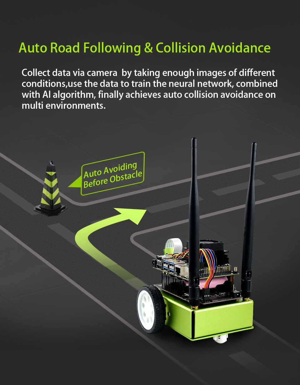 Jetbot AI Robot Kit for Nvidia Jetson