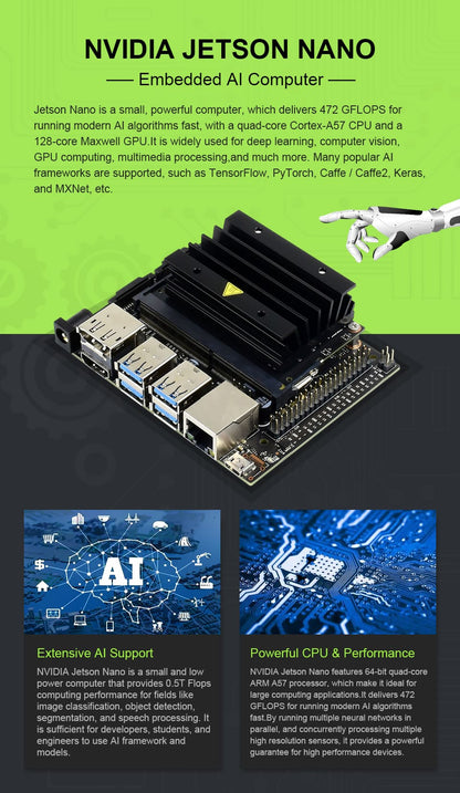 JetRacer Pro AI Robot Car Kit for Nvidia Jetson