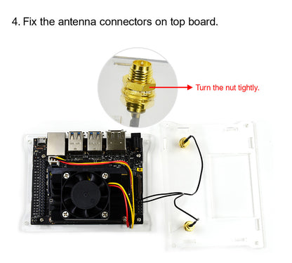 Acrylic Clear Case for Jetson Nano