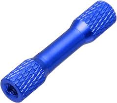 10pc M3x25 Knurled/Steppedd Standoffs Coloured Aluminium Pack