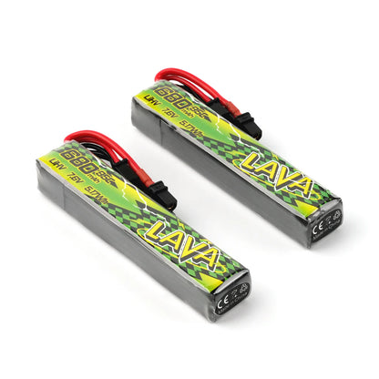 LAVA II 2S 680mAh 75C Battery (2PCS)